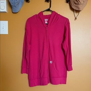 Women's Pink Hooded Top
